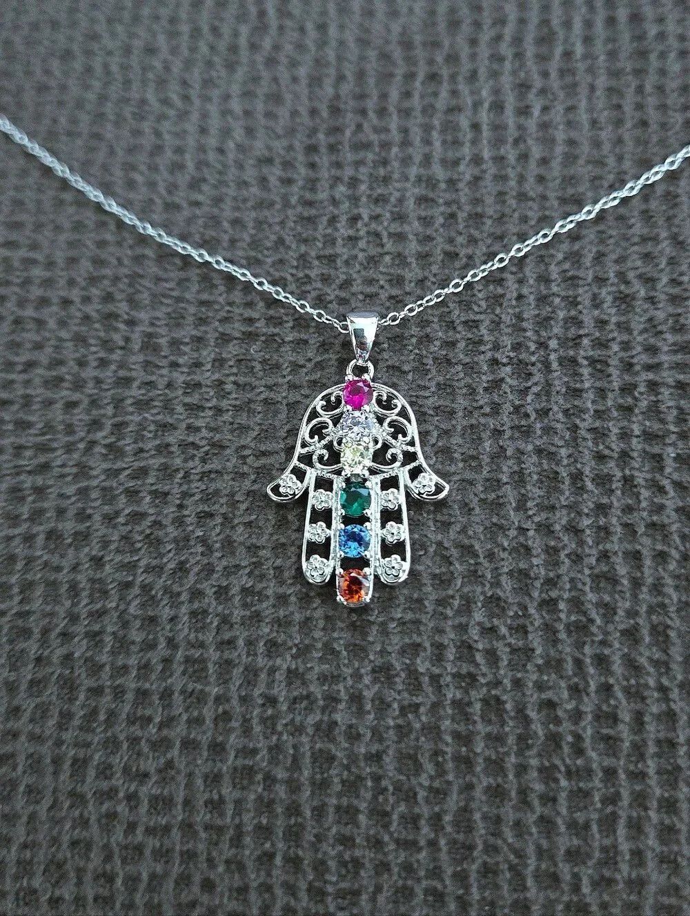 Cote d'Argent Silver🤍 Hamsa🤚 Pendant Necklace - NWT